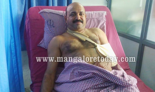 MLA Bava injured 